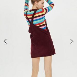 TopShop Corduroy Overall dress UK 10; US 6